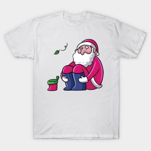 Santa Claus quarantine on Lonely Christmas... T-Shirt